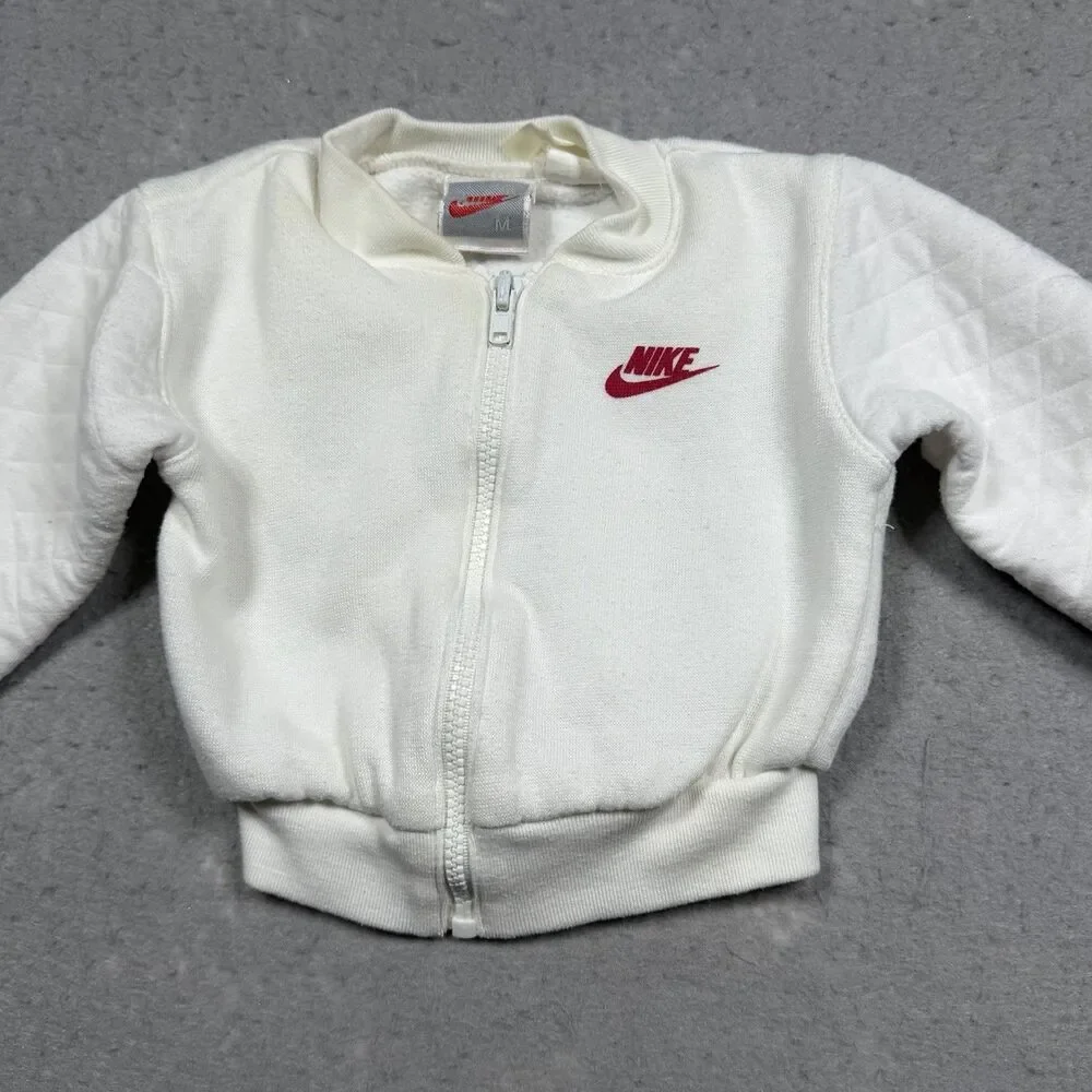 Vintage Nike Jordan Zip Up Sweatshirt Baby Kids 0-3M Y2K Infant Boy